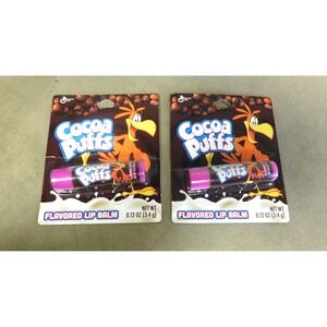 General Mills Cocoa Puffs flavored lip balm  .12 oz - x 2  NIP